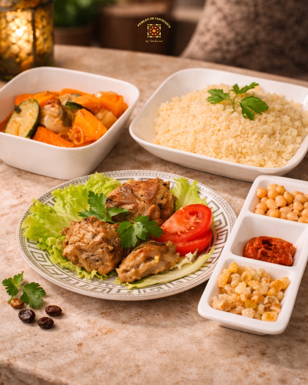 Couscous agneau Perles de Couscous